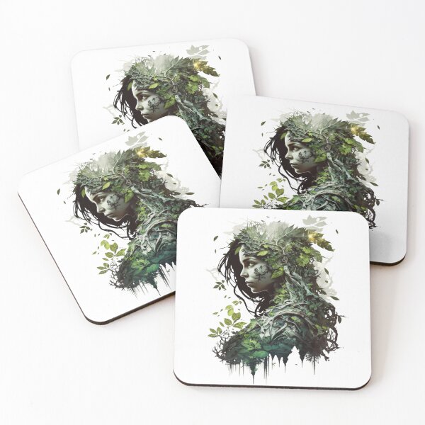 Item preview, Illustration of a girl with forest pandora designed and sold by Modern Outlet  ⭐⭐⭐⭐⭐.