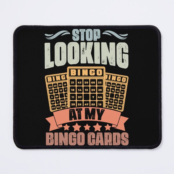 Item preview, Retro Stop Looking At My Bingo Cards Bingo Queen Bingo King designed and sold by Nessshirts.