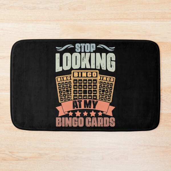 Item preview, Retro Stop Looking At My Bingo Cards Bingo Queen Bingo King designed and sold by Nessshirts.