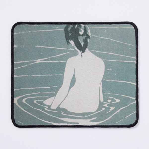 Item preview, Female Nude Seated in Water by Ichijo Narumi - c 1900 designed and sold by Onodera.
