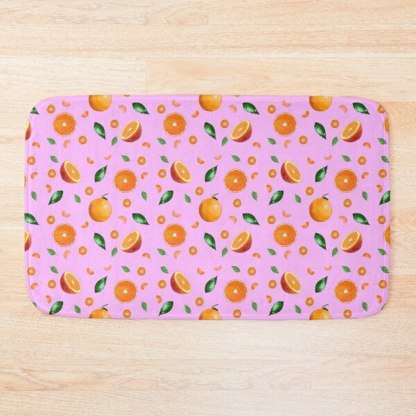 Item preview, Oranges - pattern small on pink background designed and sold by JaReVa.