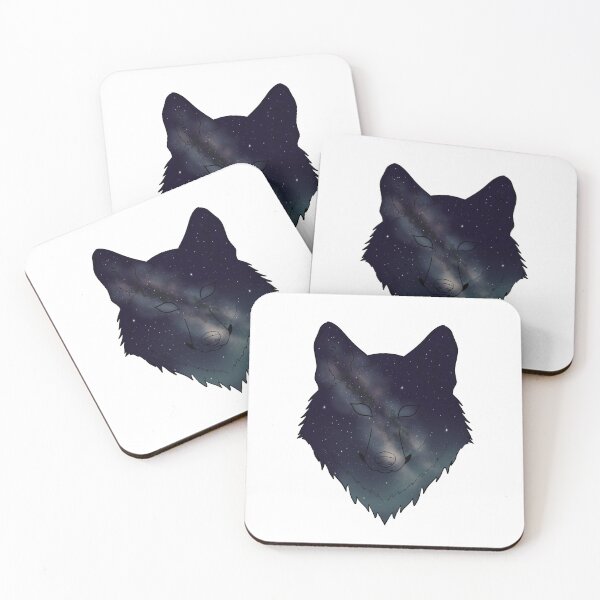 Item preview, Night Sky Wolf With the Milky Way designed and sold by CreationsByBear.