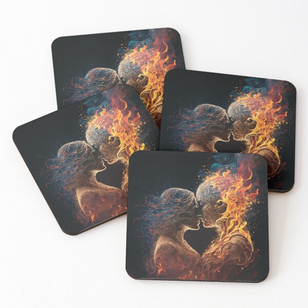 Item preview, Flaming Love, Burning Hearts #4 designed and sold by MindAsylum.