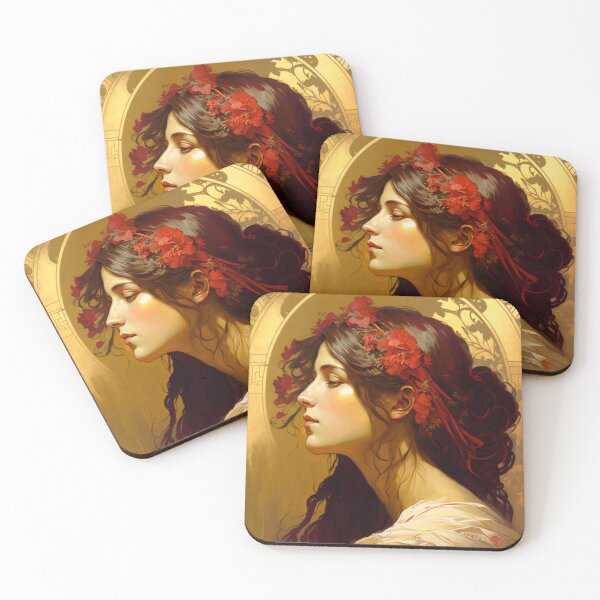 Aperçu de l'œuvre Dame Art Nouveau créée et vendue par GabrielMadrasse.