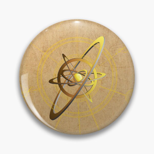 Item preview, Atom on Papyrus designed and sold by Anu Design.