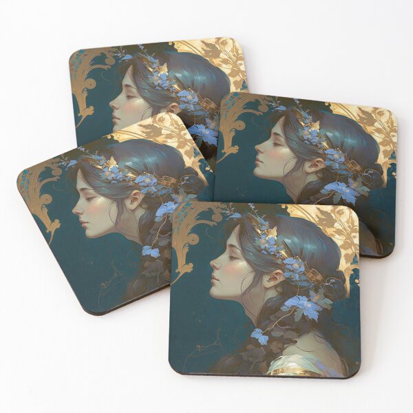 Artikelvorschau, Jugendstil-Dame entworfen und verkauft von GabrielMadrasse.