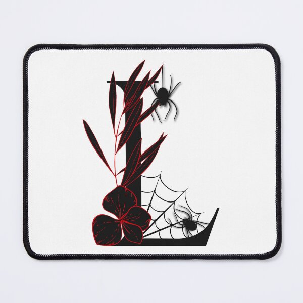 Item preview, Halloween Monogram letter L with spiders designed and sold by Arkadina.