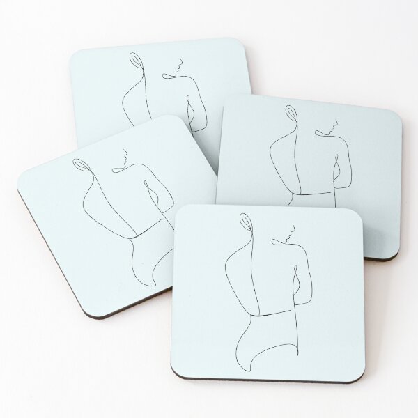 Item preview, Continuous line drawing of female body. Female theme designed and sold by AllaLineArt.