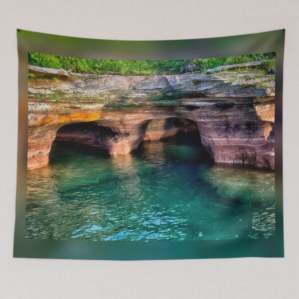 Item preview, Apostle Islands Sea Caves - Wisconsin designed and sold by Kathy Weaver.