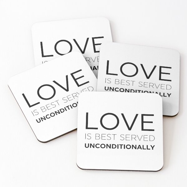 Item preview, Love Is Best Served Unconditionally  designed and sold by ZoollGraphics.
