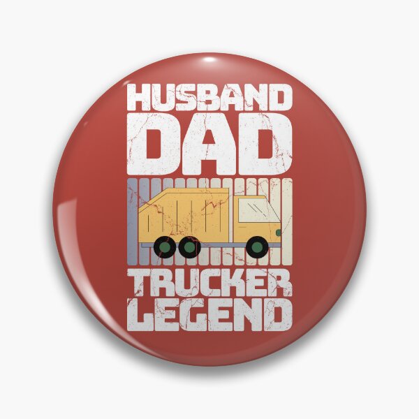 Item preview, Husband Dad Trucker Legend, Funny Tracker Gifts, Trucker Dad designed and sold by DADA635.