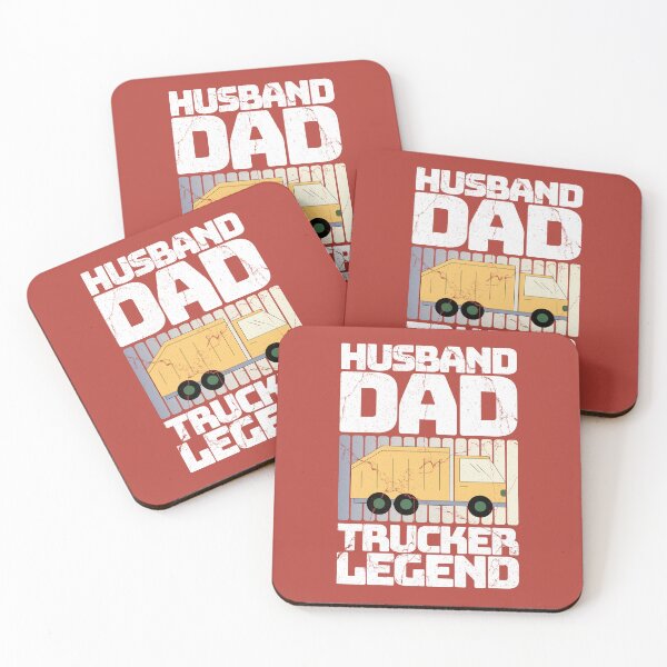 Item preview, Husband Dad Trucker Legend, Funny Tracker Gifts, Trucker Dad designed and sold by DADA635.