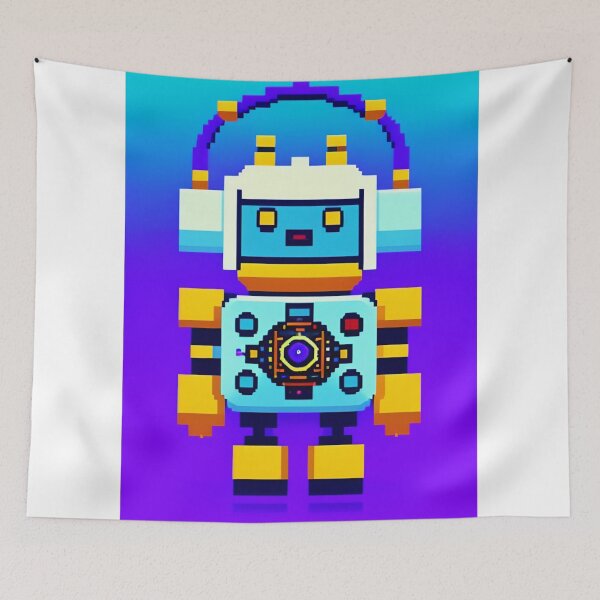 Item preview, Robot Pixel NFT art designed and sold by CyberArtsy.