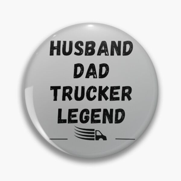 Item preview, Husband Dad Trucker Legend Sticker. designed and sold by JustebePositive.