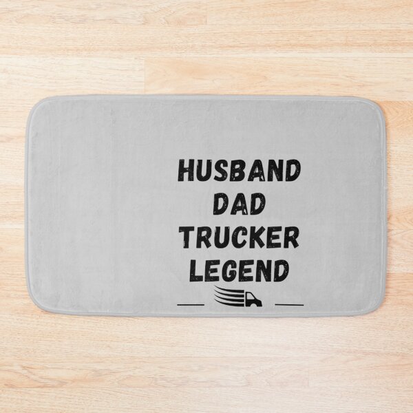 Item preview, Husband Dad Trucker Legend Sticker. designed and sold by JustebePositive.
