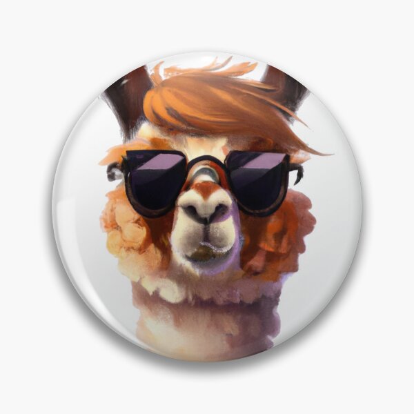 Artikelvorschau, Süßes Lama mit Sonnenbrille entworfen und verkauft von TheScruffyGoose.