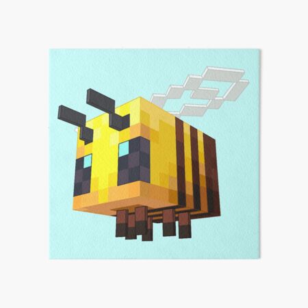 Minecraft Bee Art Board Print for Sale by PGUniverse