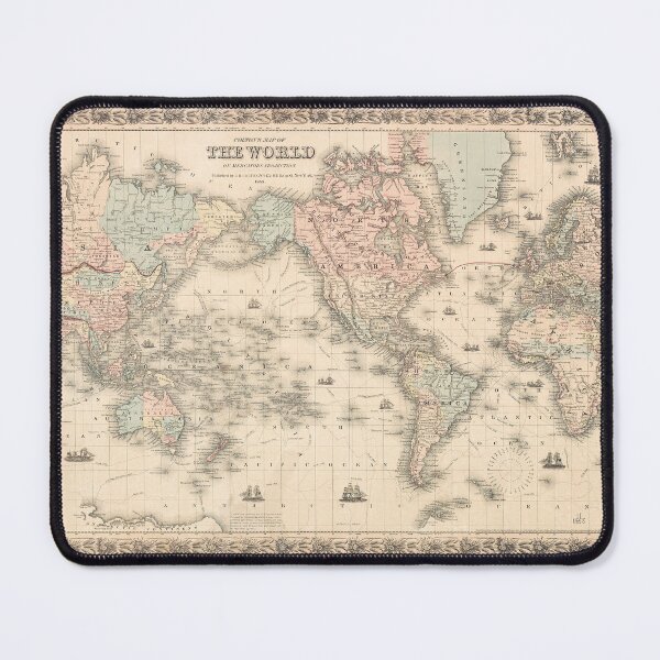 Item preview, Map of the World Vintage designed and sold by upoutandaway.