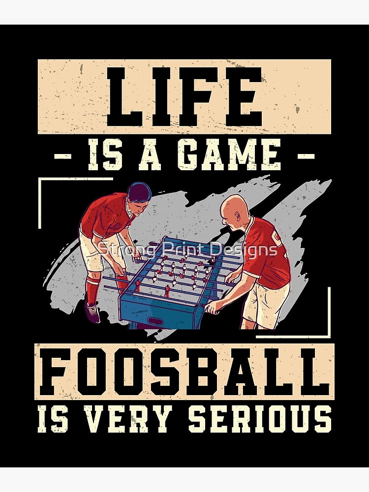 Planetee Affiche Foot c'est la vie Football  Poster Tableau Sport Humour  pour décoration murale qualité papier Premium A3 : : Cuisine et  Maison