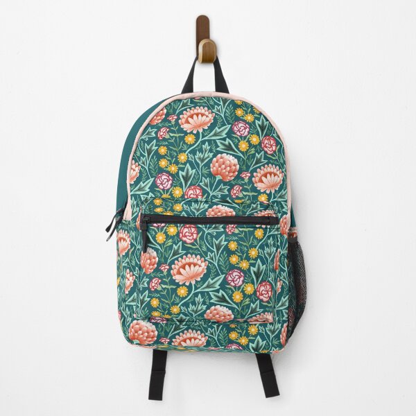 Item preview, Moody Victorian Floral on Teal designed and sold by Tangerine-Tane.