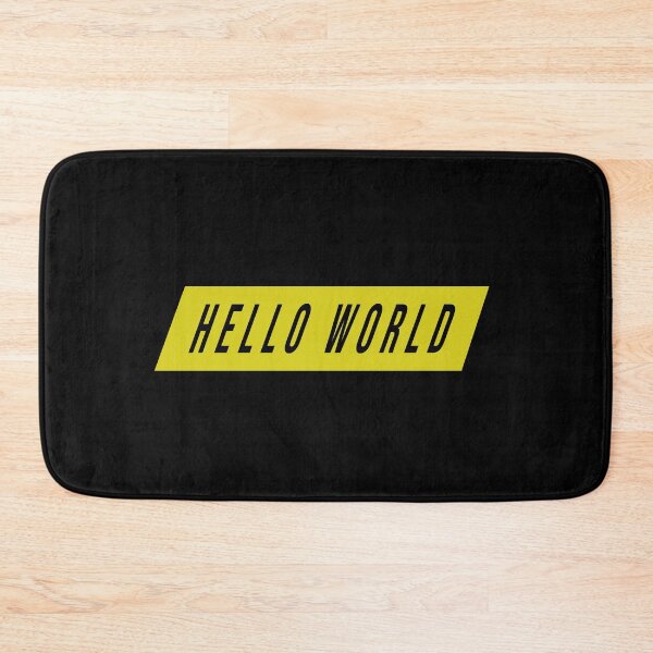 Item preview, Hello World-Python Code designed and sold by FridPix.