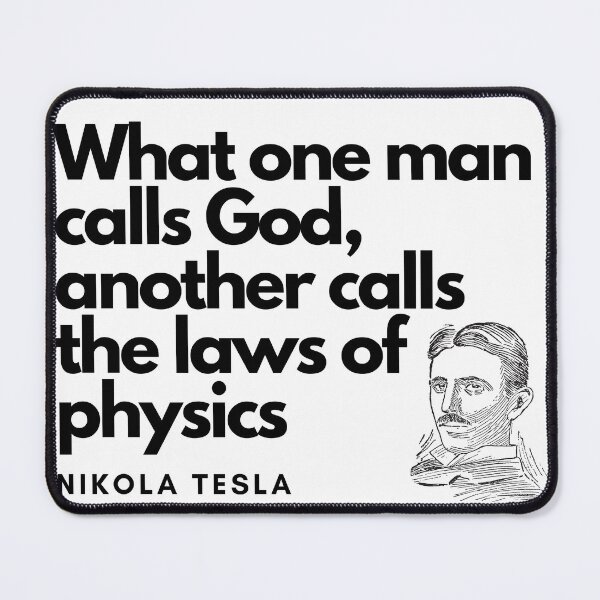Item preview, Quote by nikola tesla - T-shirt designed and sold by jebran.