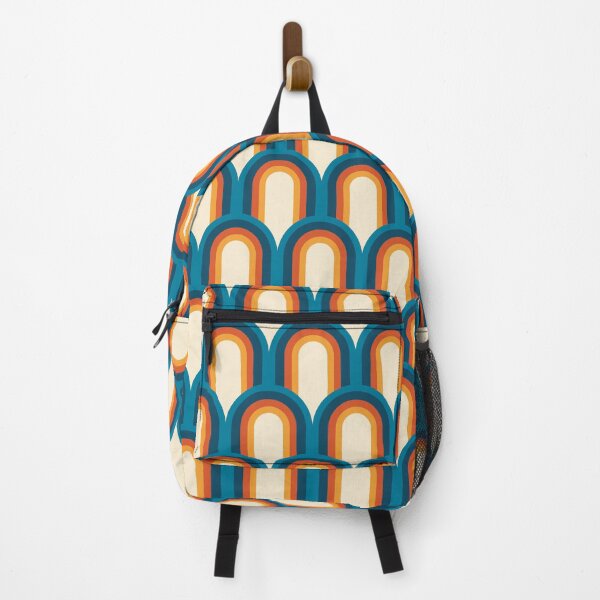 Item preview, Colorful Retro Arch Rainbow Pattern designed and sold by idovedesign.