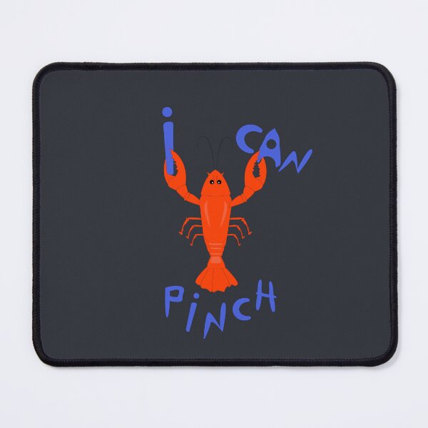 Item preview, I can pinch, red cartoon sea crawfish with slogan, funny character designed and sold by IrinaIhnatieva.