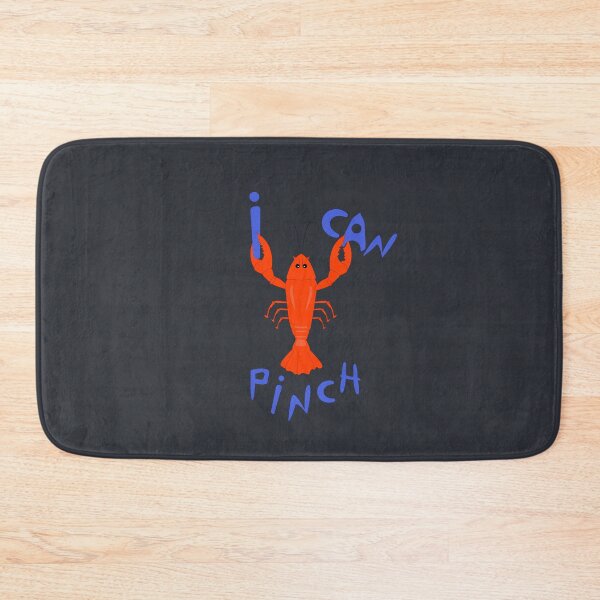 Item preview, I can pinch, red cartoon sea crawfish with slogan, funny character designed and sold by IrinaIhnatieva.