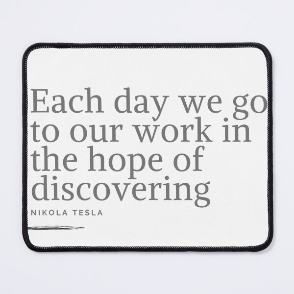 Item preview, Quote by nikola tesla - T-shirt designed and sold by jebran.
