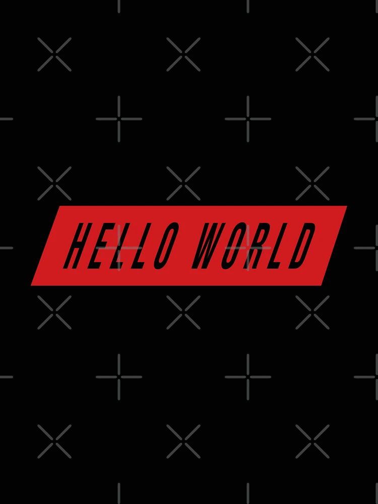 Thumbnail 4 of 4, Relaxed T-Shirt, Hello World-Python Code designed and sold by FridPix.