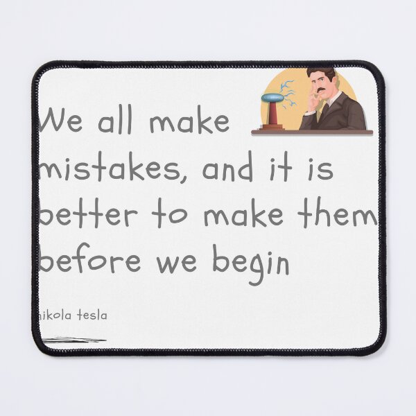 Item preview, Quote by nikola tesla - T-shirt designed and sold by jebran.