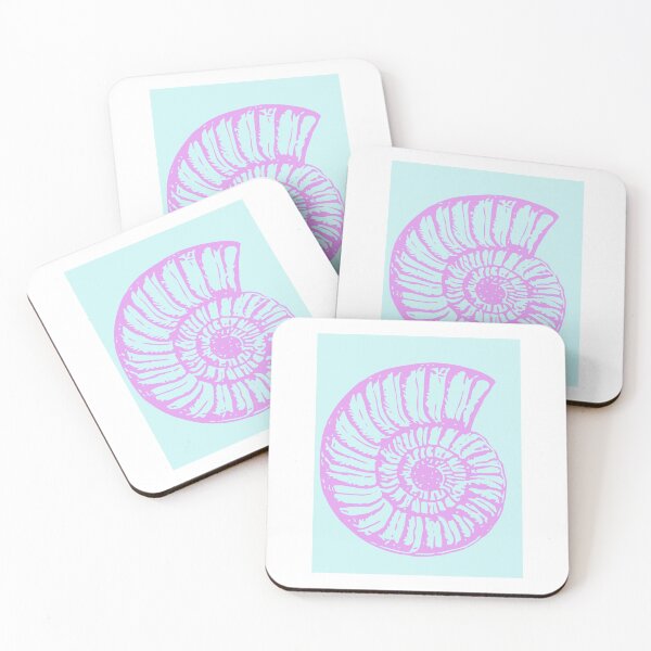 Item preview, Sea Shell Two Blue Background. designed and sold by Cakedecorcairns.