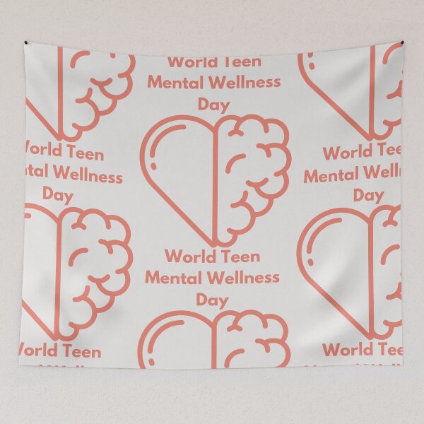 Item preview, World Teen Mental Wellness Day designed and sold by Simo0455.