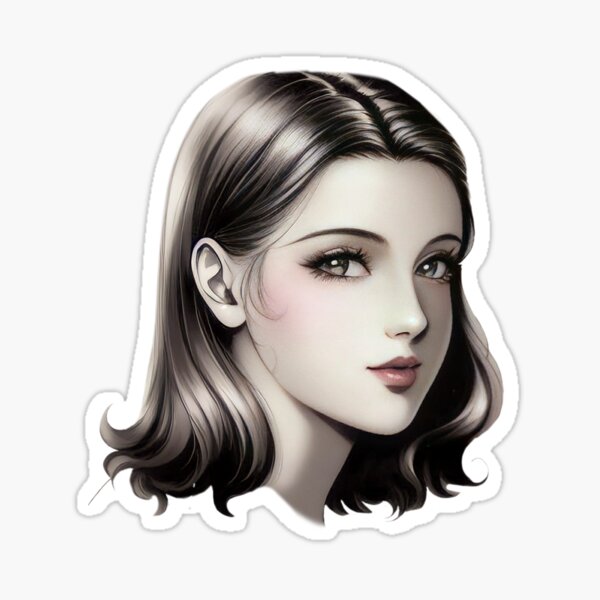 Anime Girl Sticker For Sale By Mennawagih7 Redbubble 3776