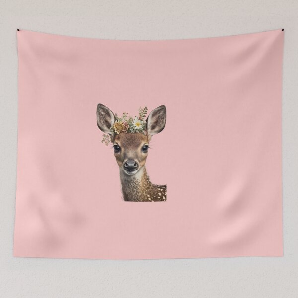 Item preview, Cute deer head designed and sold by ShopLeilaArt.