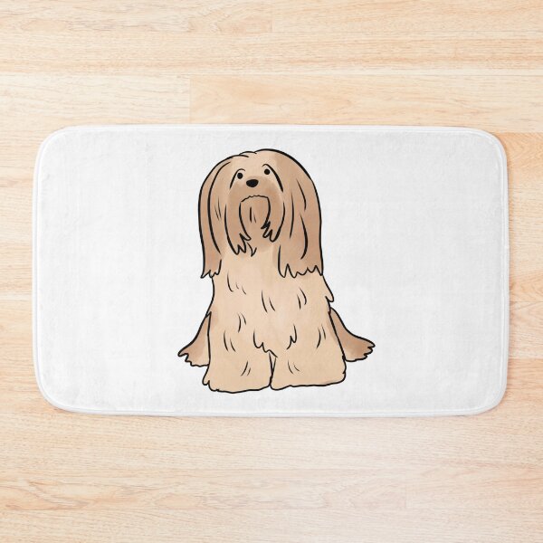 Item preview, lhasa apso dog cute illustration  designed and sold by Yarafantasyart.