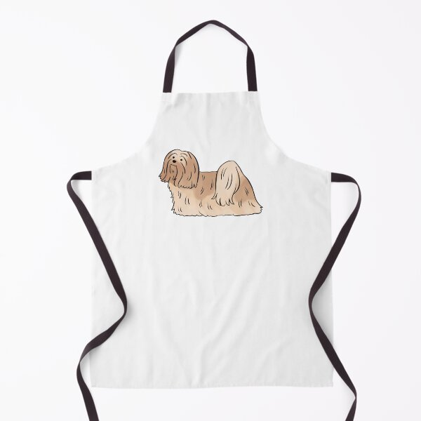 Item preview, lhasa apso dog cute illustration designed and sold by Yarafantasyart.