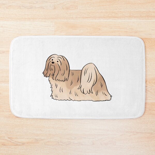 Item preview, lhasa apso dog cute illustration  designed and sold by Yarafantasyart.