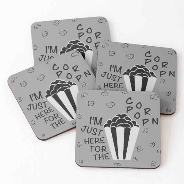 Item preview, I’M JUST HERE FOR THE POPCORN designed and sold by Xatutik.art.