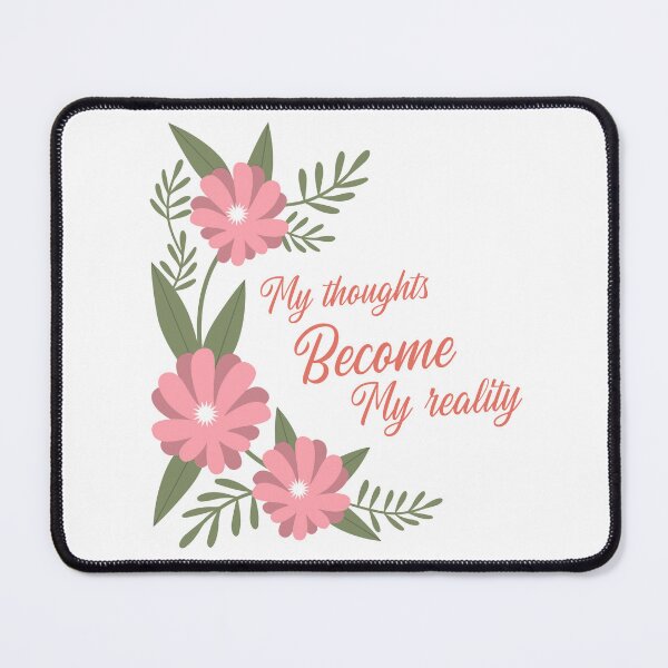 Item preview, my thoughts become my reality, affirmation, motivation designed and sold by MarJul.
