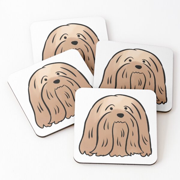 Item preview, lhasa apso dog cute illustration  designed and sold by Yarafantasyart.