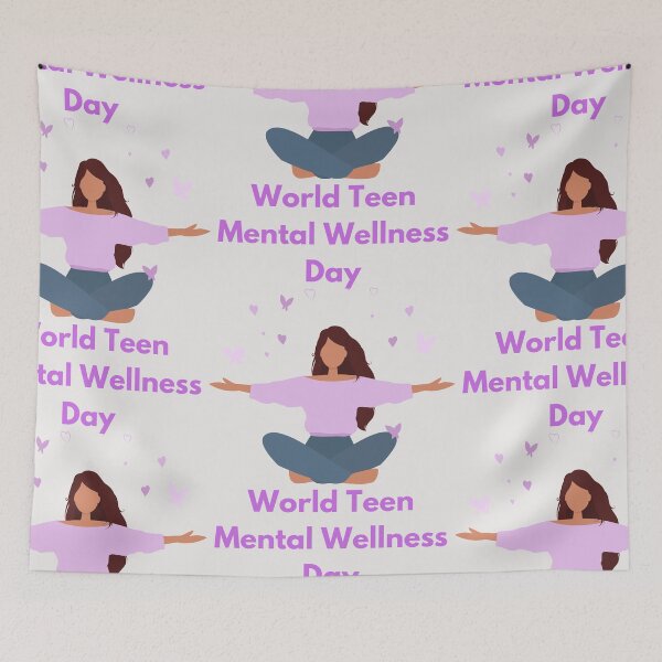 Item preview, World Teen Mental Wellness Day designed and sold by Simo0455.