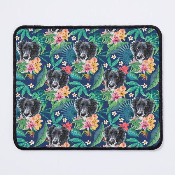 Item preview, Tropical Black White Border Collie 1 designed and sold by lulupetart.