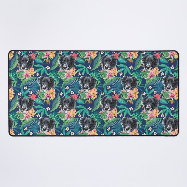 Item preview, Tropical Black White Border Collie 1 designed and sold by lulupetart.