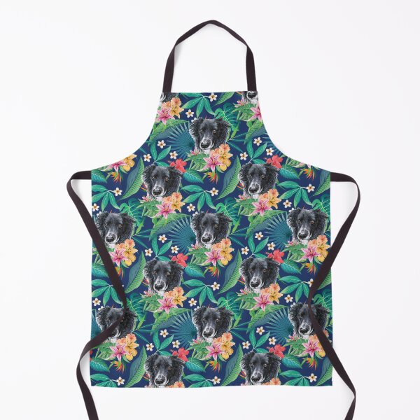 Item preview, Tropical Black White Border Collie 1 designed and sold by lulupetart.