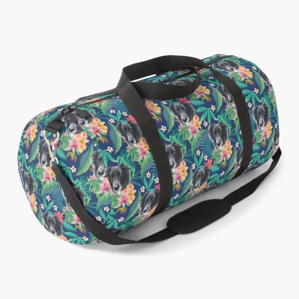 Item preview, Tropical Black White Border Collie 1 designed and sold by lulupetart.