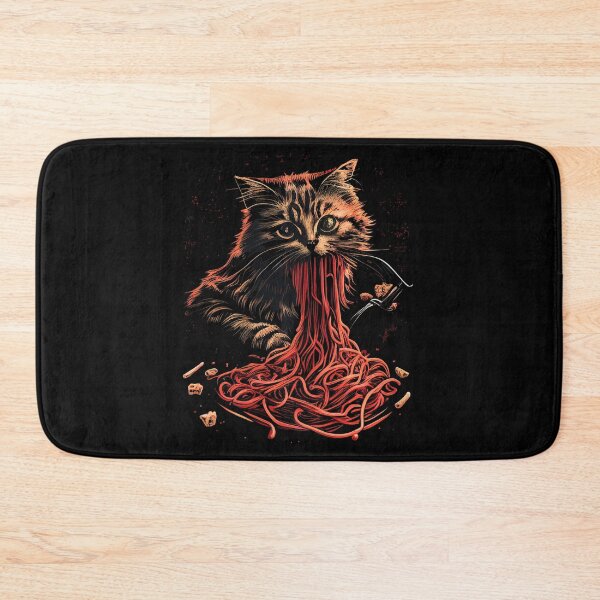 Item preview,  Cat Eating Ramen Funny  designed and sold by artfartzzz.