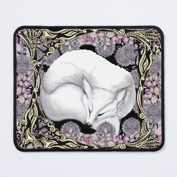 Item preview, Dreaming Snow Fox (Midnight) designed and sold by nocturne-design.