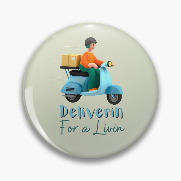 Item preview, Deliverin For A Livin - Delivery driver career 3D, for a delivery driver, for a courier. designed and sold by Wentoo.
